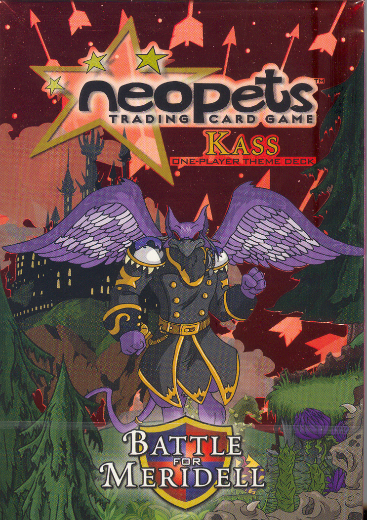 Neopets trading card game battle
